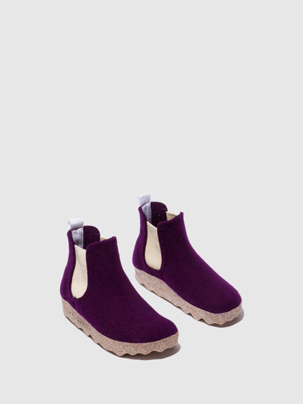 Asportuguesas Caia Saappaat Dark Purple - Naisten Chelsea Nilkkurit ASPP018046FI TummanVioletit